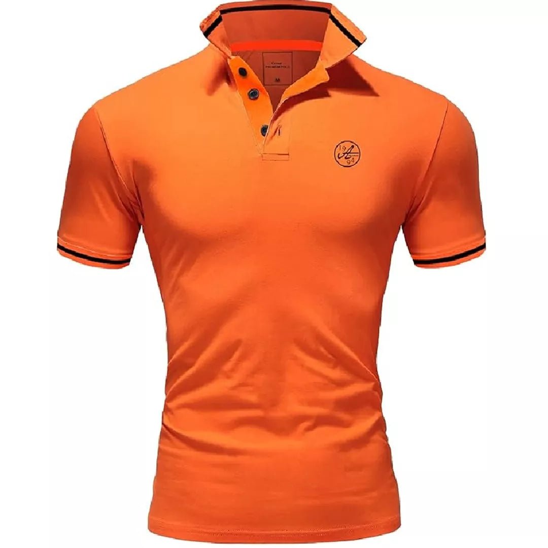 orange pikétröja från Amaci & Sons