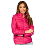 Quiltad billig rosa damjacka 429 kr framifrån