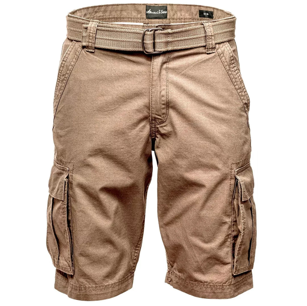 Cargoshorts herr - beiga shorts från Amaci & Sons