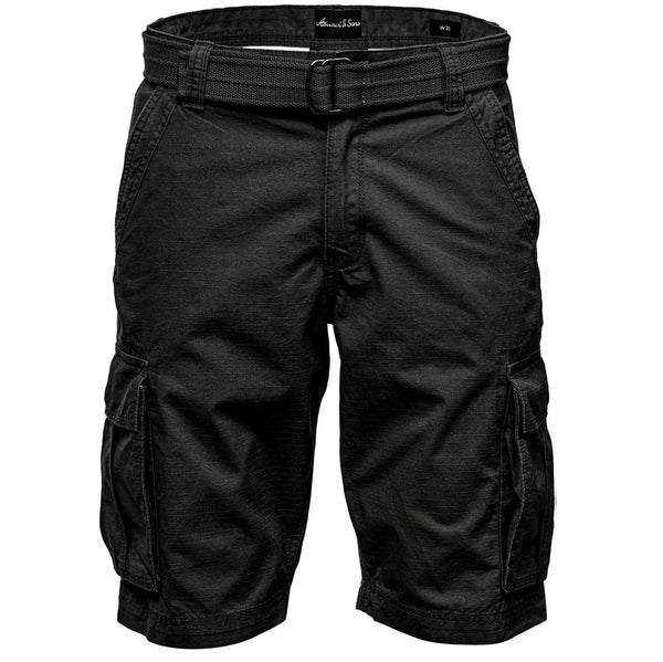 Cargoshorts Herr med Bälte – Amaci & Sons Bomullsshorts