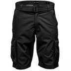 Svarta cargoshorts med bälte