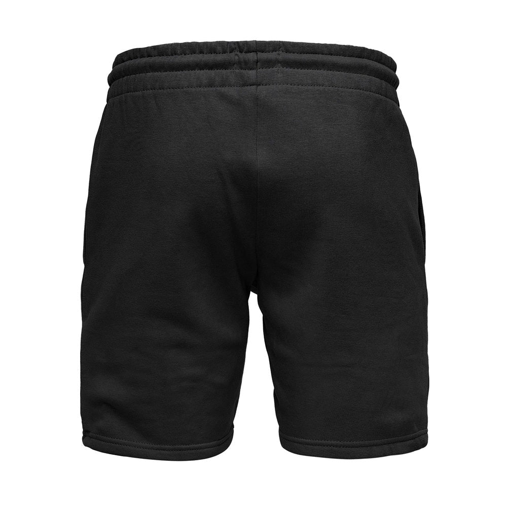 Sweatshorts Herr - Mjukisshorts för herrar - svarta bakifrån