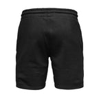 Sweatshorts Herr - Mjukisshorts för herrar - svarta bakifrån