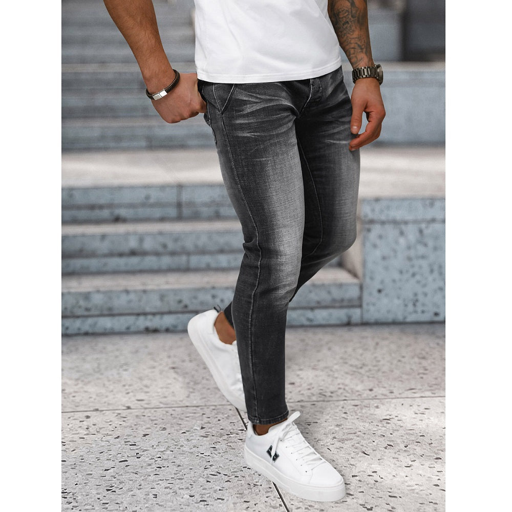 Jeans med hängsmycke - Svarta Herrjeans sidan