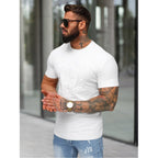 T-shirt Black Gold - Helvit Slim Fit Herr sida