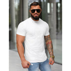 T-shirt Black Gold - Helvit Slim Fit Herr sidan
