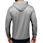 Sportig mörkblå/grå Hoodie