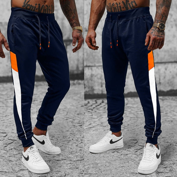 Billiga joggingbyxor mörkblåa byxor