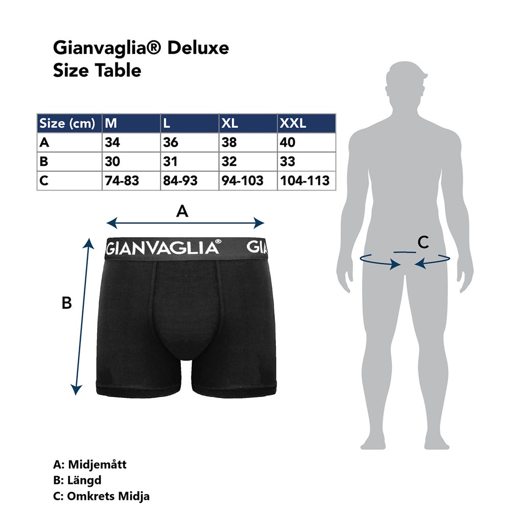 Storlekstabell gianvaglia kalsonger