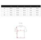 Basic t-shirt storlekstabell