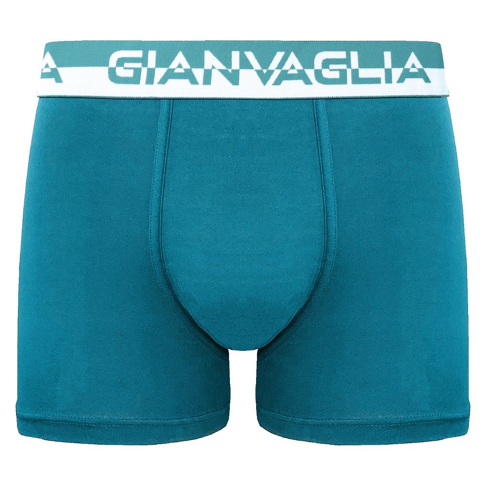 10 pack billiga boxershorts i solida färger - grönblåa