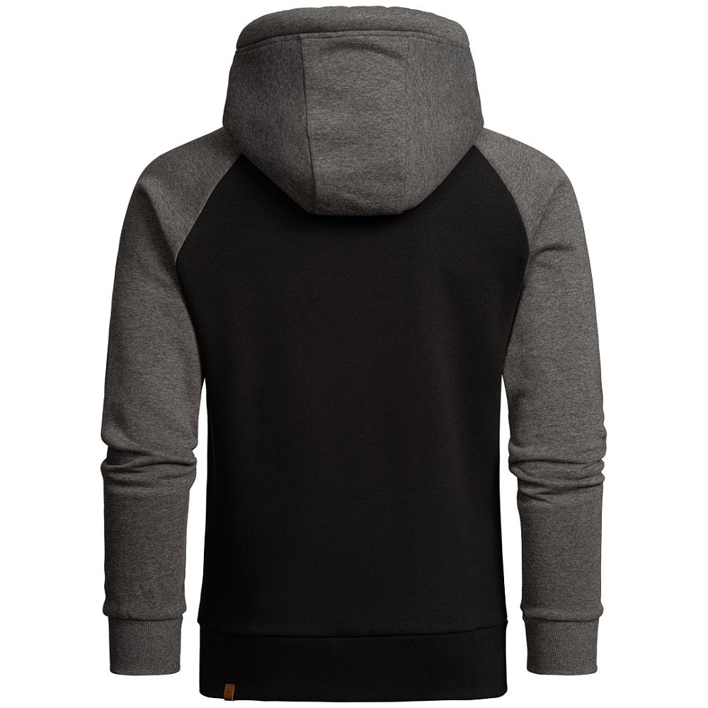 Superskön Hoodie svart/grå