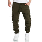 Sweatpants Herr - Härliga mjukisbyxor med cargofickor gröna
