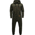 Supersköna unisex jumpsuits med luva - varm och gosig onesie grön