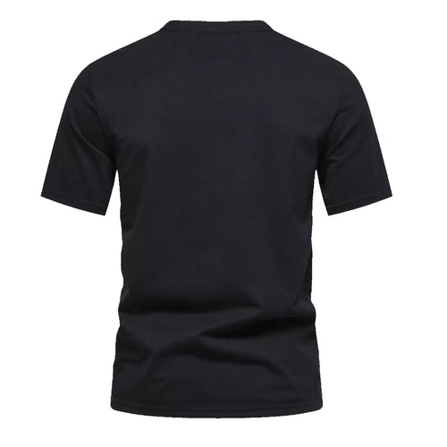 T-shirts 2-pack svarta herrtröjor- bakifrån