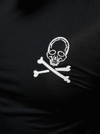 Slim fit t-shirt - Svart kortärmad tröja zoomad