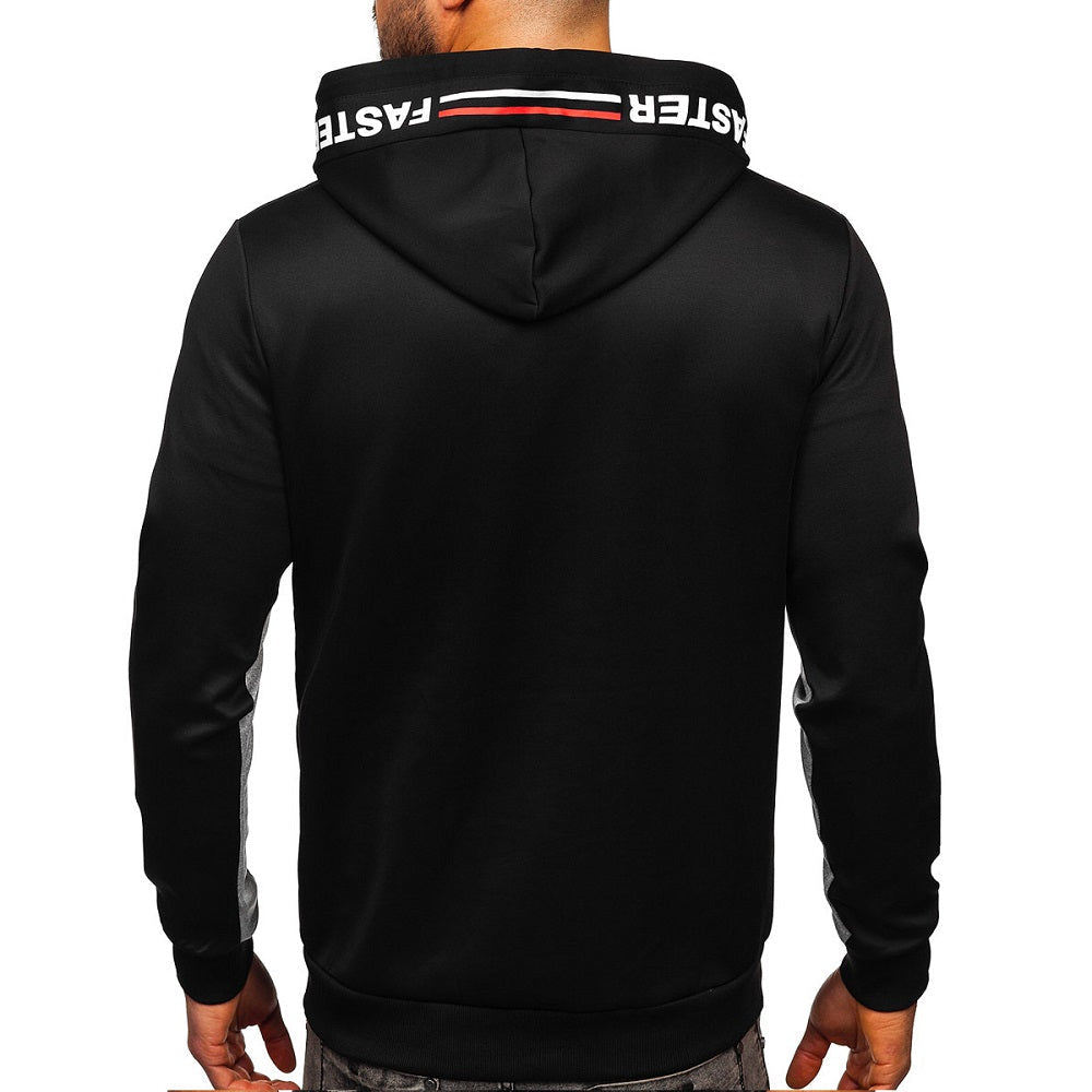 Zip hoodie herrtröja baksida