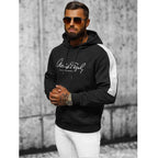 Svart hoodie - Herrluvtröja sidan