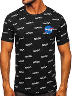 Svart NASA T-shirt - Herrtröja med tryck