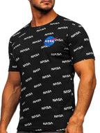 Svart NASA T-shirt - Herrtröja med tryck