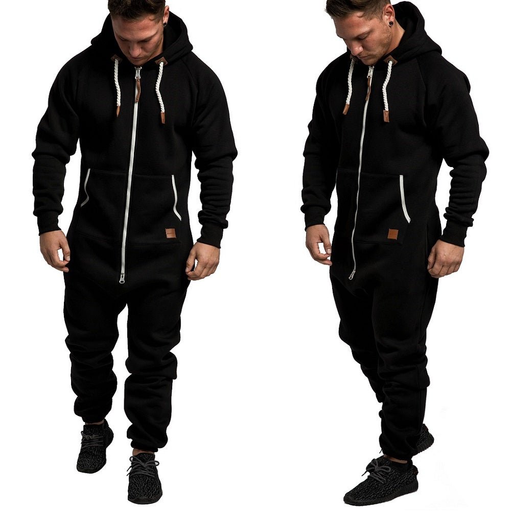Svart onesie med luva 499 kr - Mysiga jumpsuits