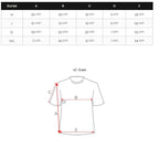 Fräck Herr T-shirt med tryck storlekstabell