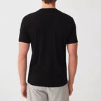 flerpack t-shirts svarta herr bakifrån modell