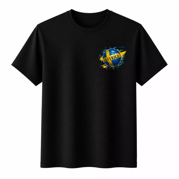 Sverige T-shirt med litet tryck på bröstet