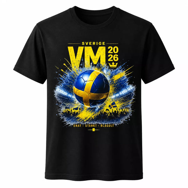 Sverige Vm tröja -svart