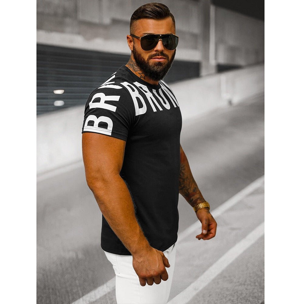 Kortärmad tröja - Svart T-shirt Bronx sidan