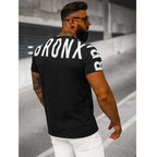 Kortärmad tröja - Svart T-shirt Bronx bakifrån