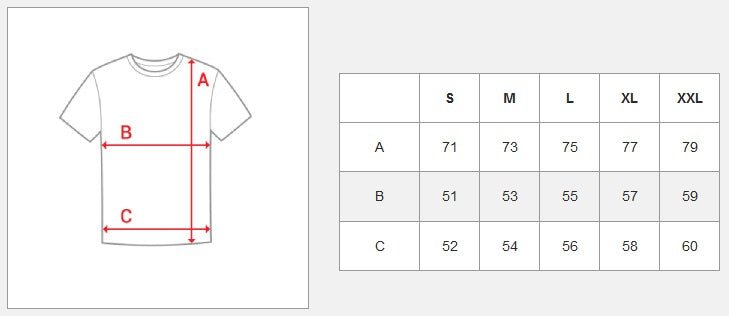 T-shirt med tryck - Svart herrtröja bakifrån