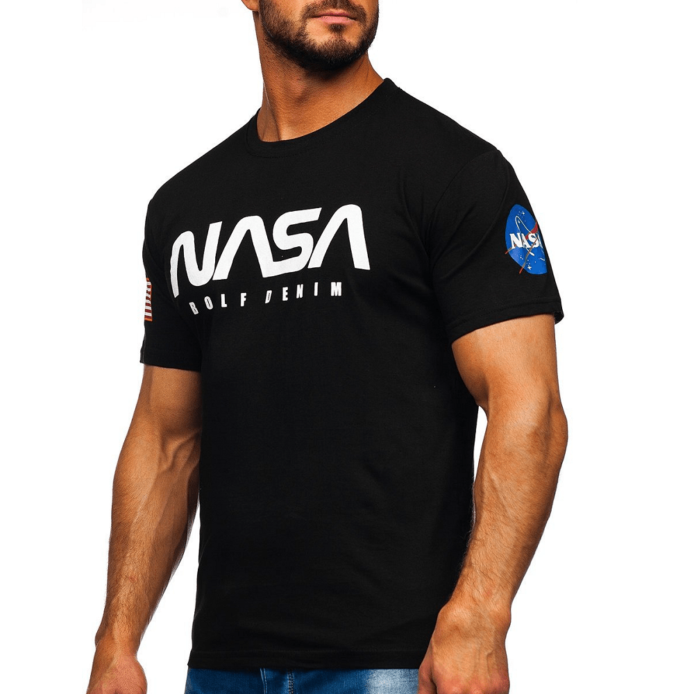 Svart T-Shirt printed NASA