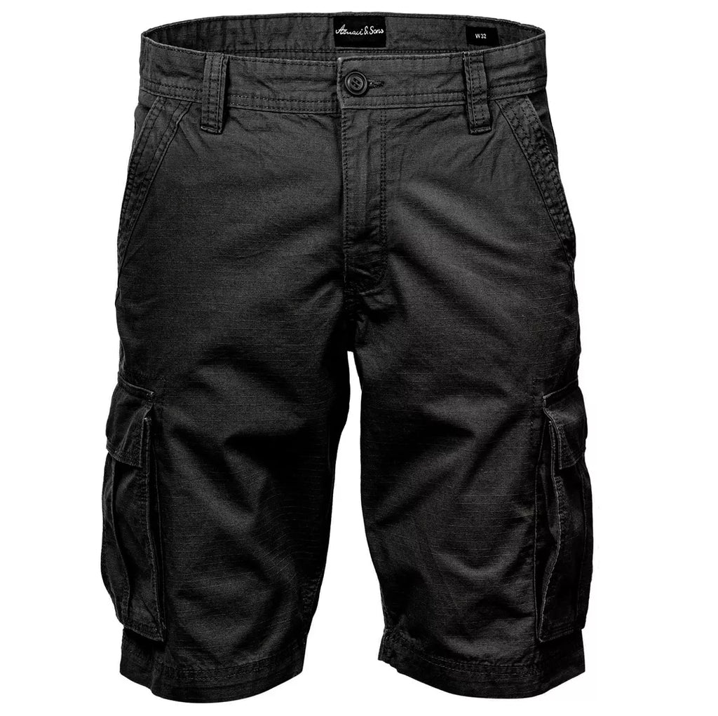 Svarta cargoshorts från Amaci & Sons