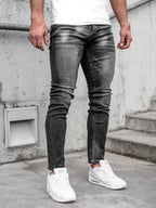 Svarta herrjeans - med stretch