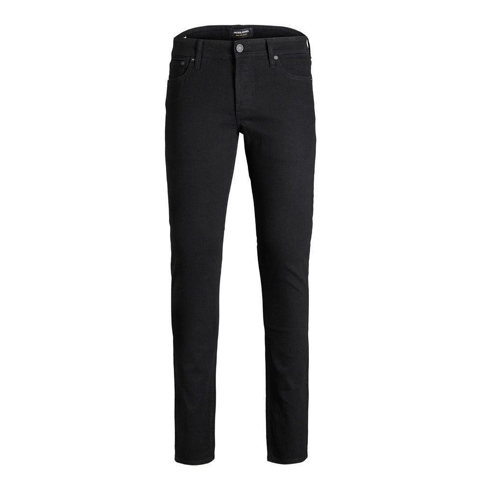 Svarta Glenn jeans slim fit JACK & JONES framifrån