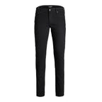 Svarta Glenn jeans slim fit JACK & JONES framifrån