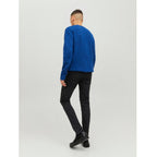 Svarta Glenn jeans slim fit JACK & JONES helbild bakifrån
