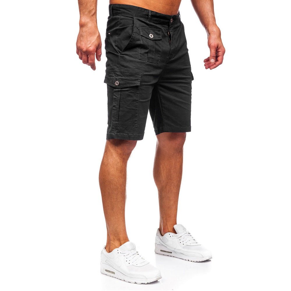 Svarta cargoshorts - Kortbyxor herr