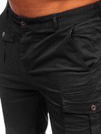 Svarta cargoshorts - Kortbyxor herr zoomad