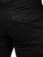 Svarta Shorts med benfickor – Herrkläder