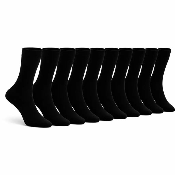 10-pack svarta klassiska strumpor från X-Sole