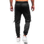 Svarta sweatpants i polyester – Herrbyxa