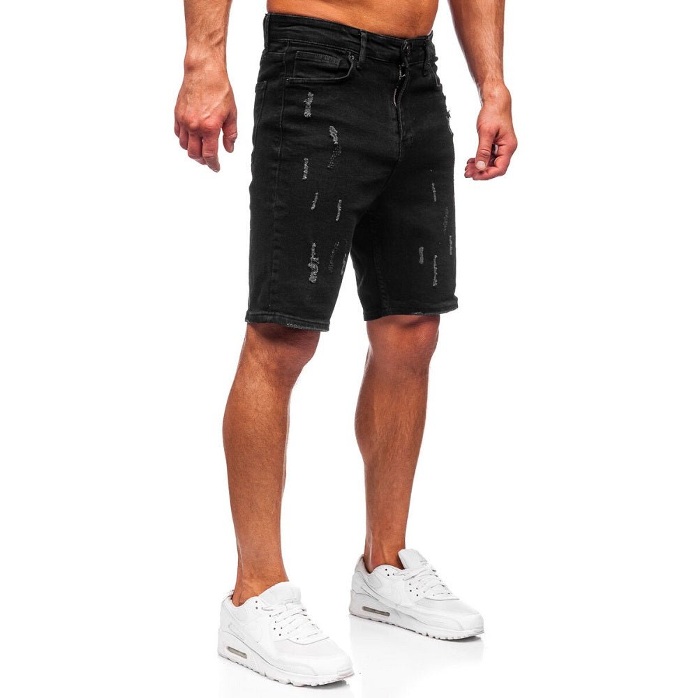 Svarta jeansshorts -Trendslitna herr sidan