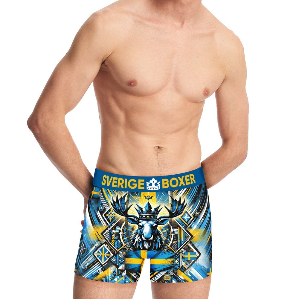 Kalsonger med Sverige-motiv för män