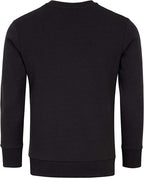 Billig basic Sweatshirt Herr - Amaci & Sons Tröja svart bakifrån