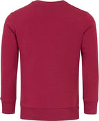 Billig basic Sweatshirt Herr - Amaci & Sons Tröja vinröd bakifrån