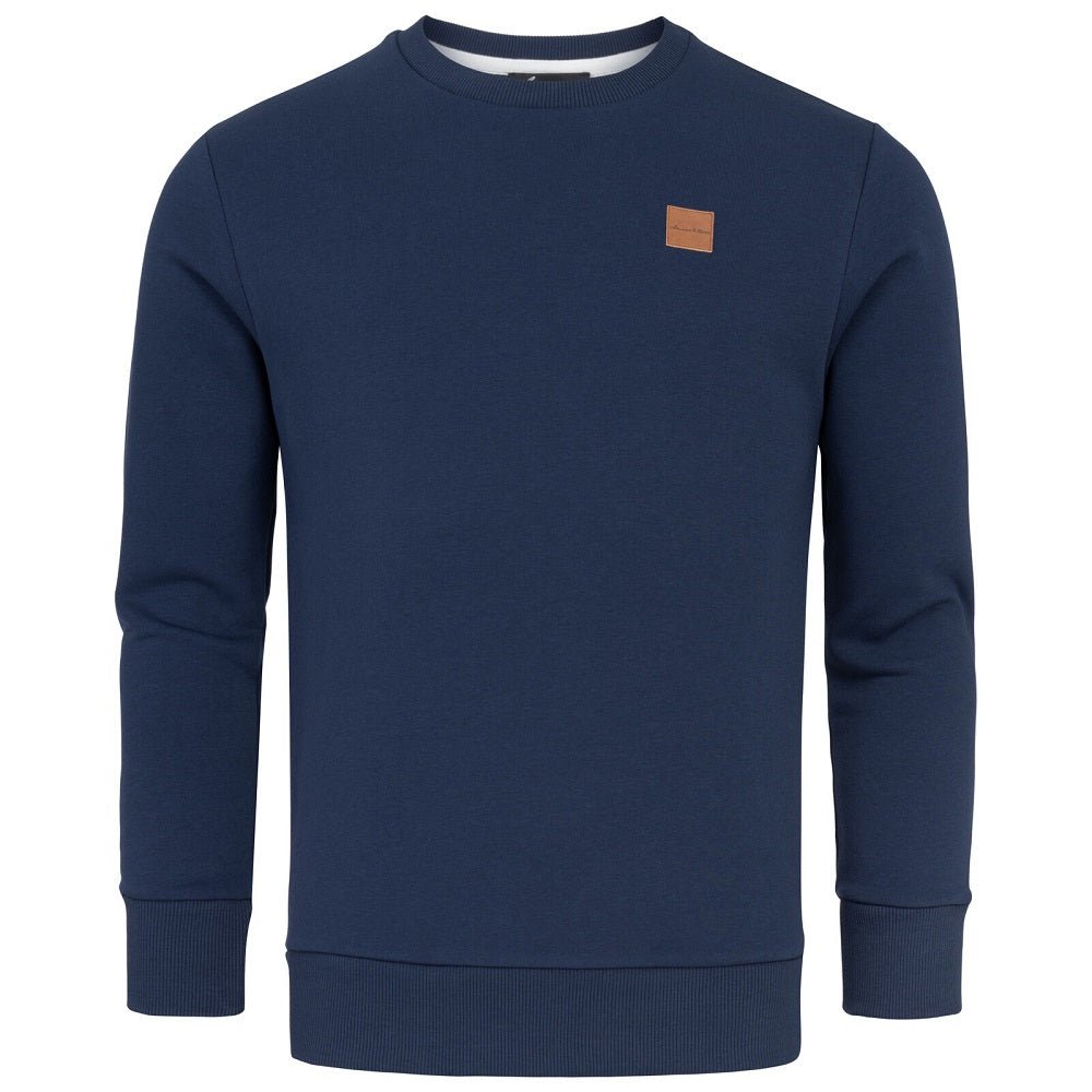 Sweatshirt Herr - långärmad mörkblå herrtröja