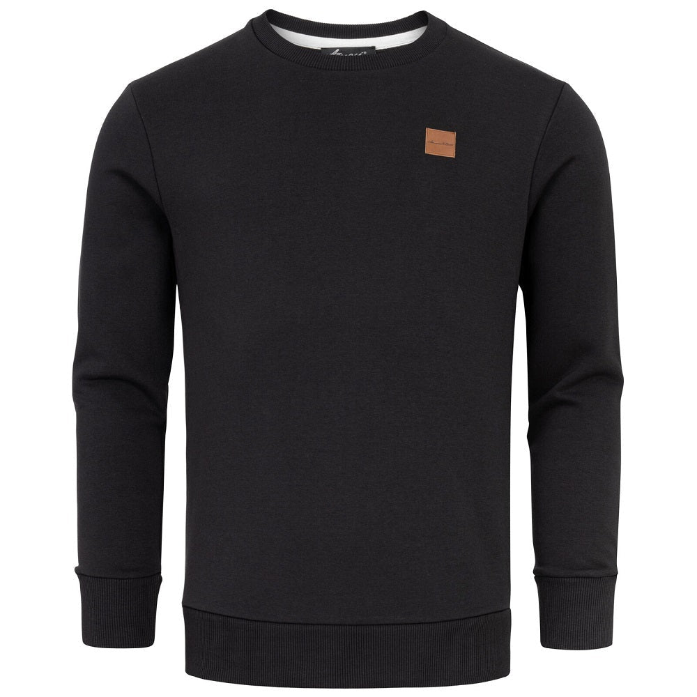 Sweatshirt Herr - svart långärmad herrtröja