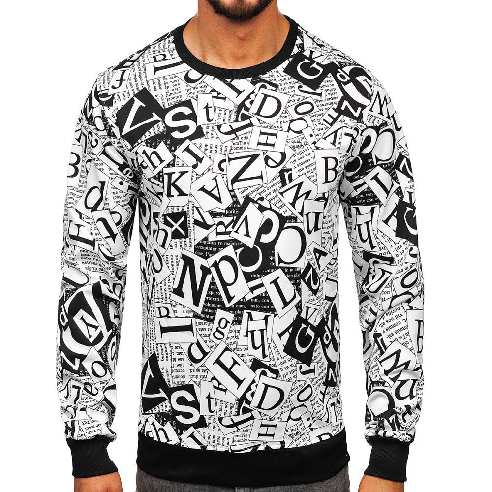 Sweatshirt i polyester - Herrtröja framifrån